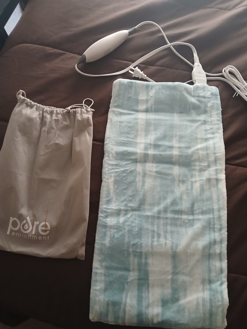 Light Blue Heating Pad